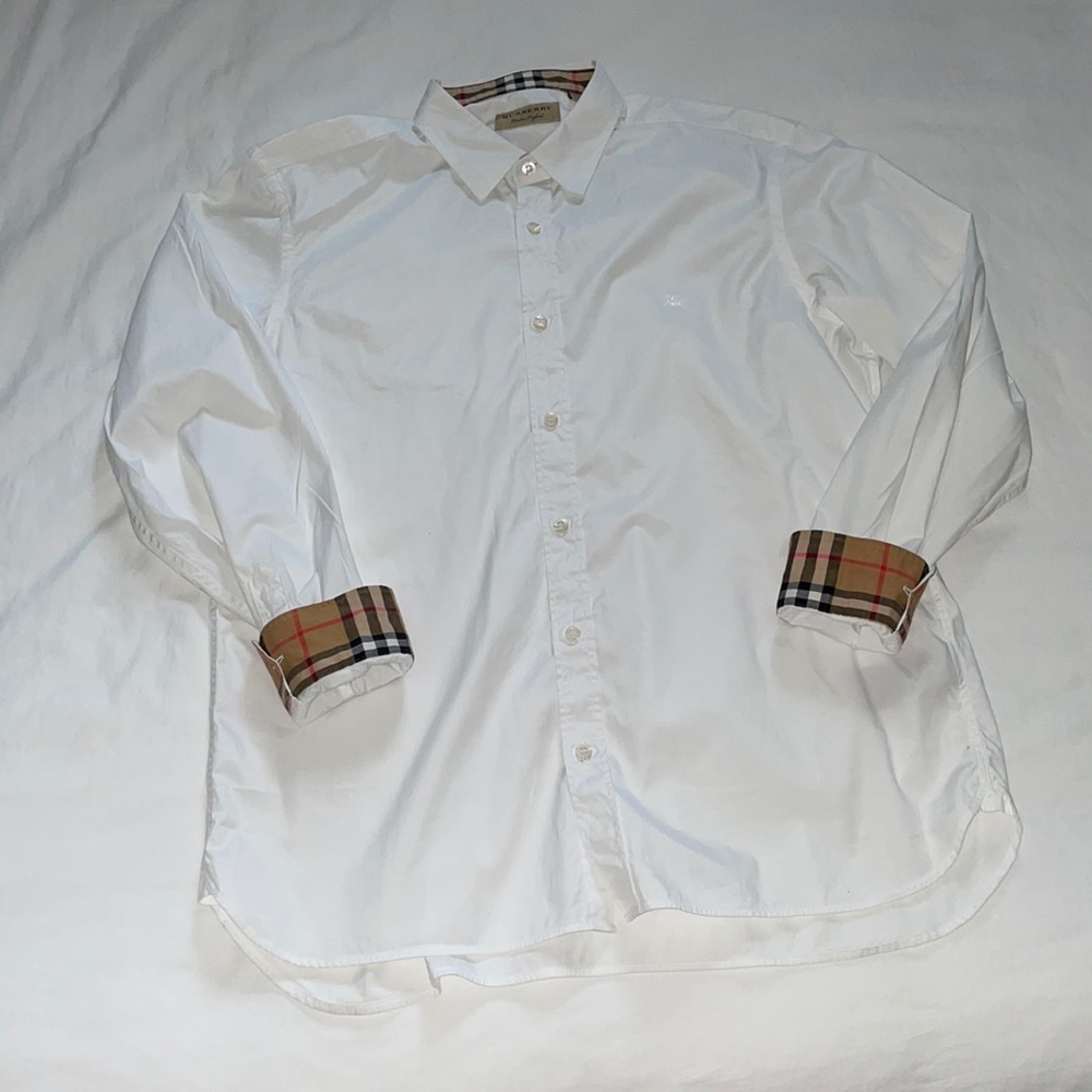 Men’s Burberry Button Down Dress Shirt